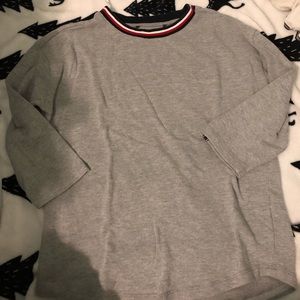 Tommy Hilfiger, grey mid arm shirt